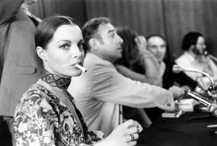 Romy Schneider With Claude Sautet, Cannes Films Festival, 1970 (photo)