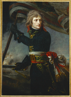 Le General Bonaparte a Arcole (oil on canvas)