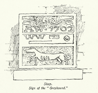 Shap, Sign of the "Greyhound" (litho)