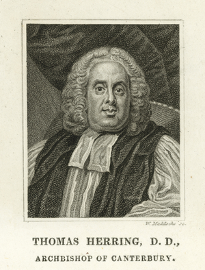 Thomas Herring, Archbishop Of Canterbury (engraving)