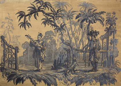 Chinoiserie (oil on canvas)