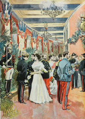 Ball given at the Trocadero in Paris, 1894 (Engraving)