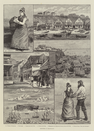 Sketches in Heligoland (engraving)