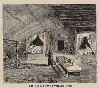 The Cave-Dwellers of the Vezere (engraving)
