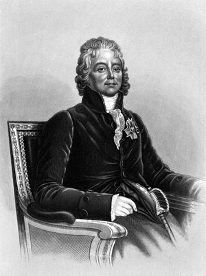 Charles Maurice de Talleyrand Perigord (1754-1838) French diplomat, engraving