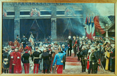 Funerailles de Louis Pasteur, Oct. 5 … (painting on canvas)