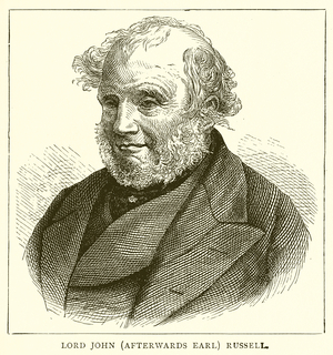 Lord John (afterwards Earl) Russell (engraving)