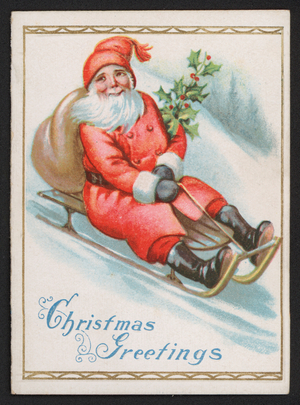 Christmas card (chromolitho)