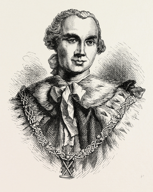 Lord Bute, 1870s Engraving