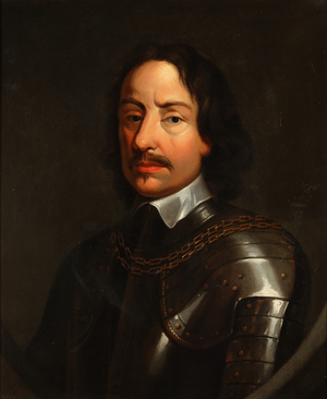 Oliver Cromwell (oil on canvas)	