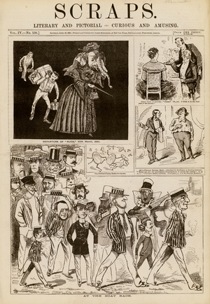 Page from Scraps, Vol IV, No 138 (engraving)