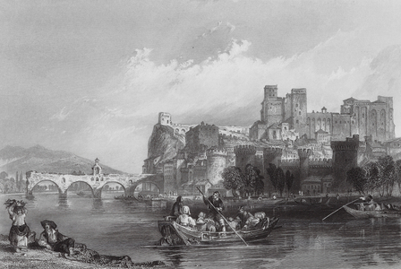 Avignon, on the Rhone (engraving)