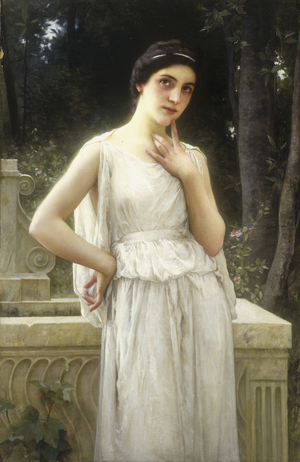 Contemplation (oil on canvas)