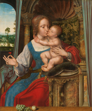 Virgin and Child, 1525 (oil on panel)