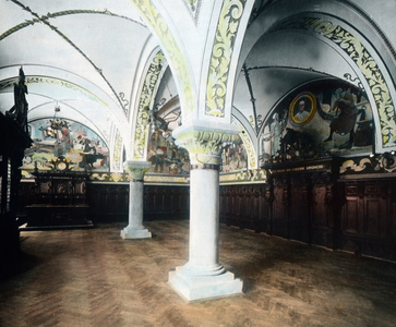 Hall in the Gesenhaus in Bolzano in Tyrol