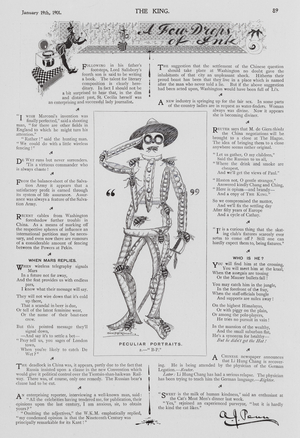 Caricature of Robert Baden-Powell (litho)