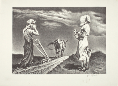 Noon, 20th century (lithograph)