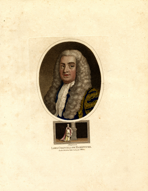 Portrait of Lord Chancellor Hardwicke, 1810 (print)