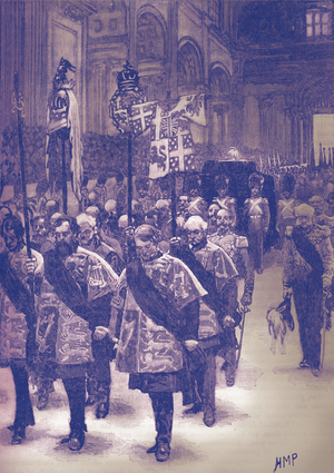 Burial of Arthur Wellesley, 1st Duke of Wellington