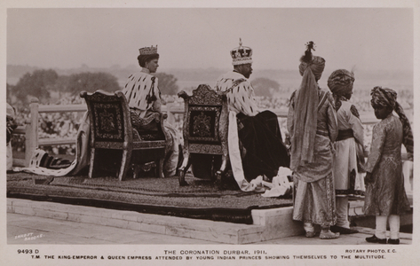 The Coronation Durbar, 1911 (b/w photo)