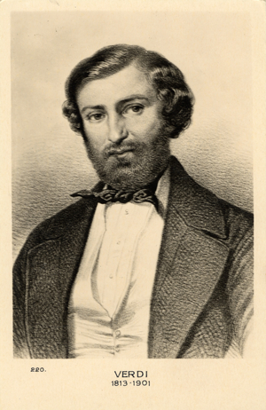 Giuseppe Verdi c.1850 (engraving)