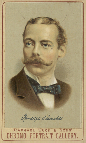 Lord Randolph Churchill (chromolitho)