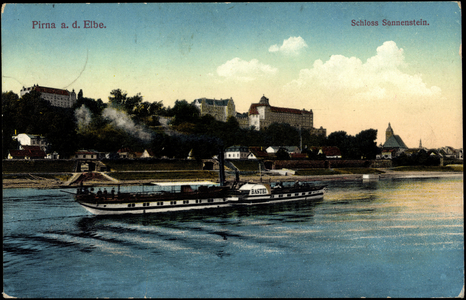 Pirna Elbe, Sonnenstein Castle, Steamer Bastion