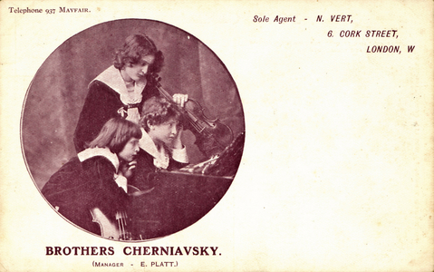 Brothers Cherniavsky as children