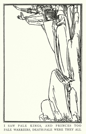 Illustration for Poems by John Keats: La Belle Dame Sans Merci (litho)