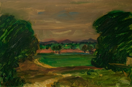 Landscape, South of France, 1930-1940 (oil on canvas)