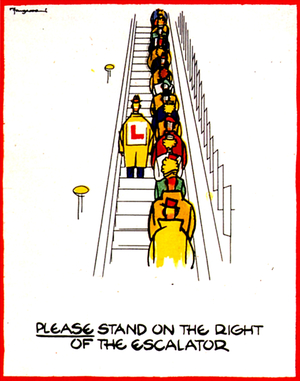 London Underground, poster, UK, 1940s