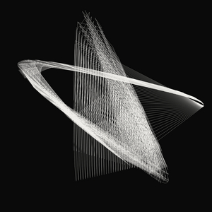 Frozen Trajectories 019,2026 (algorithmic art)