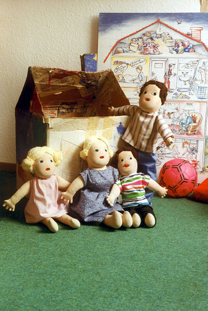 Therapeutic dolls, 1997 (photo)
