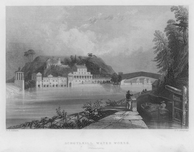 Schuylkill Water Works, Philadelphia (engraving)