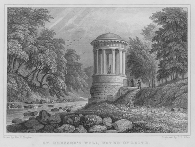 St Bernard's Well, Water of Leith (engraving)