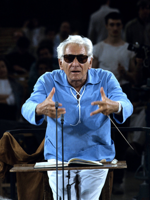 Dießen 1988 Leonard Bernstein, conductor, 1988 (photo)