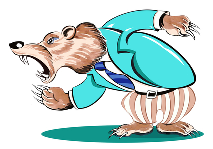'Bear market' - allegory