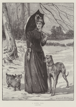 A Winter Walk (engraving)
