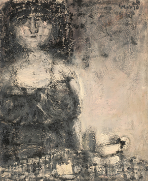Mujer desayunando, 1961