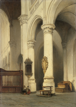 Church Interior, 1840 (oil on canvas)