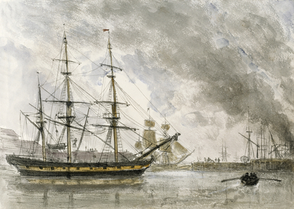 'Barque Free Trader', William Crotch.