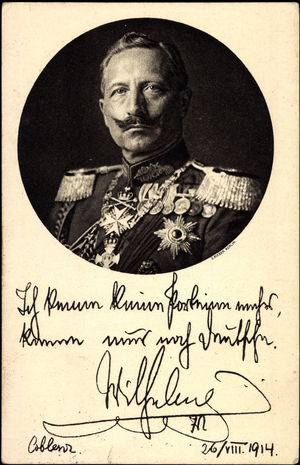 Kaiser Wilhelm II, I no longer have any parties.