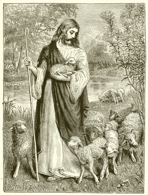 The Shepherd and the Lambs (engraving)