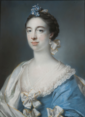 Portrait of Mary Blackbourne, 1759 (pastel on paper)