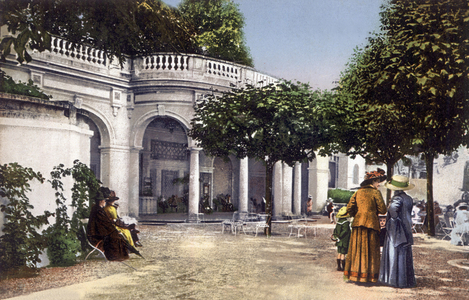 Evian les Bains (Spa in Savoy, France): Cachat source, Postcard, c. 1900