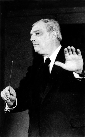 Clemens Krauss in Vienna, April 4, 1953 (b/w photo)