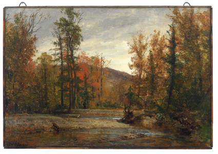 Autumn in the Catskills (oil on canvas)