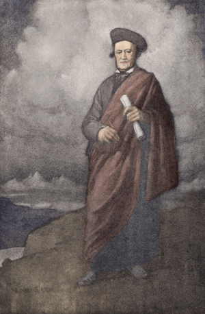 Richard Wagner (colour litho)