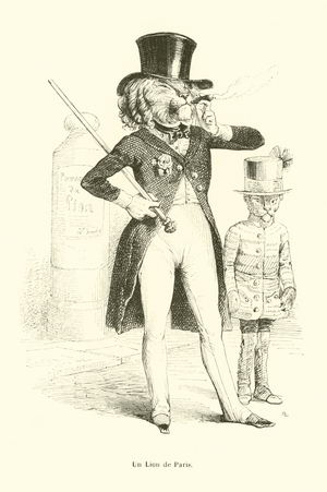 Un Lion de Paris (engraving)