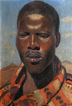 The Zulu, 1930 (oil on wood)